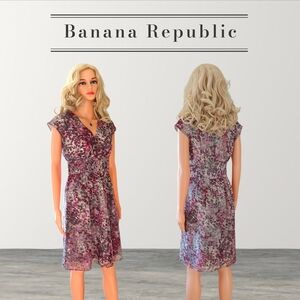 Banana Republic | Women's Purple Floral Dress